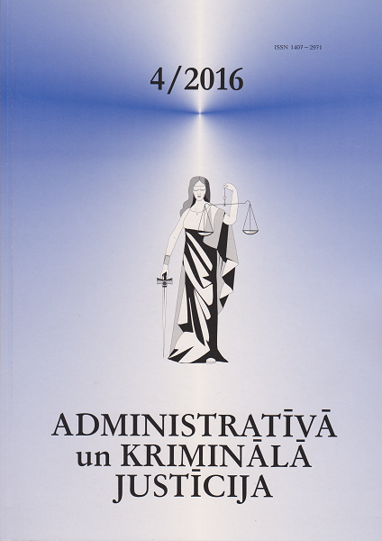 					View Vol. 4 No. 77 (2016): Administrative and Criminal Justice
				