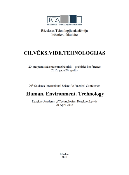 					View No. 20 (2016): Human. Environment. Technology
				