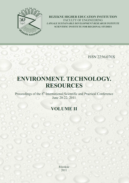 					View Vol. 2 (2011): Environment. Technology. Resources. Proceedings of the 8th International Scientific and Practical Conference. Volume 2
				
