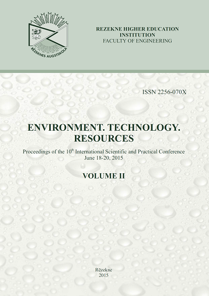 					View Vol. 2 (2015): Environment. Technology. Resources. Proceedings of the 10th International Scientific and Practical Conference. Volume 2
				