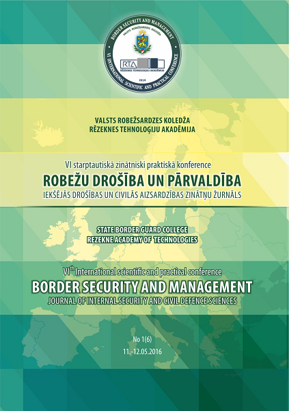 					View Vol. 1 No. 6 (2016): BORDER SECURITY AND MANAGEMENT
				