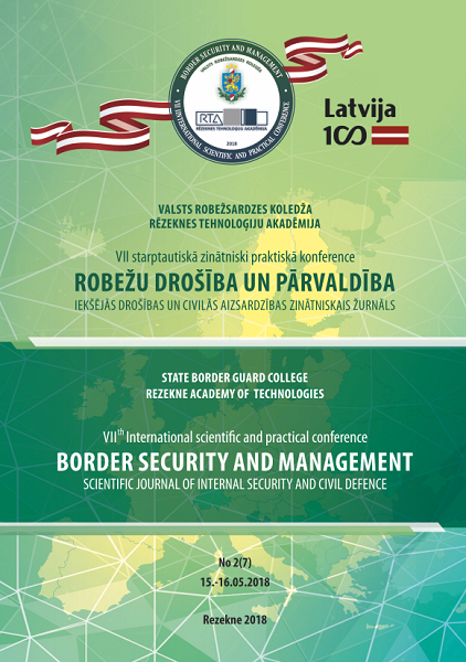 					View Vol. 2 No. 7 (2018): BORDER SECURITY AND MANAGEMENT
				